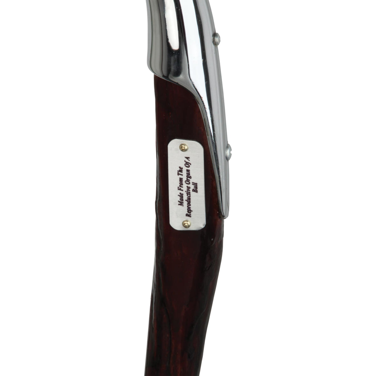Bull Penis Silver Hame Handle Walking Cane Bull Organ Penis Walking Cane - Tophatter Daily Deals