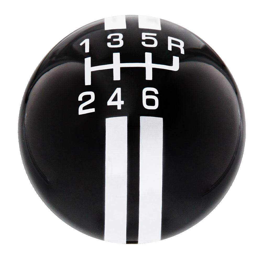 Black & Gray Rally Shift Round Knob Cane w/ Custom Wood Shaft & Collar Car Themed Canes - Tophatter Daily Deals