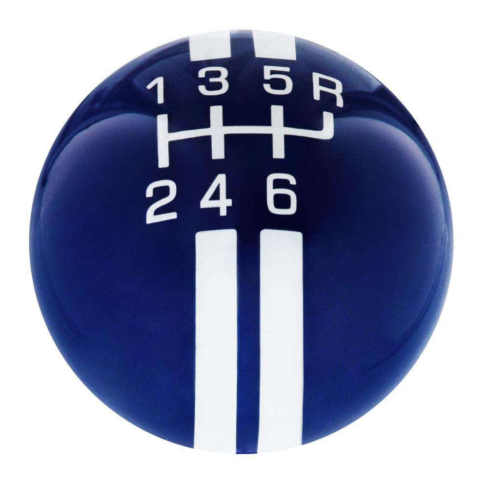 Dark Blue & Pearl Gray Rally Shift Round Knob Cane w/ Custom Color Ash Shaft & Collar Car Themed Canes - Tophatter Daily Deals