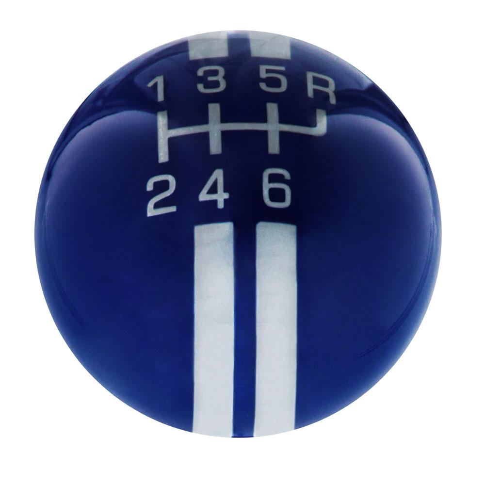 Dark Blue & Pearl Gray Rally Shift Round Knob Cane w/ Custom Wood Shaft & Collar Car Themed Canes - Tophatter Daily Deals