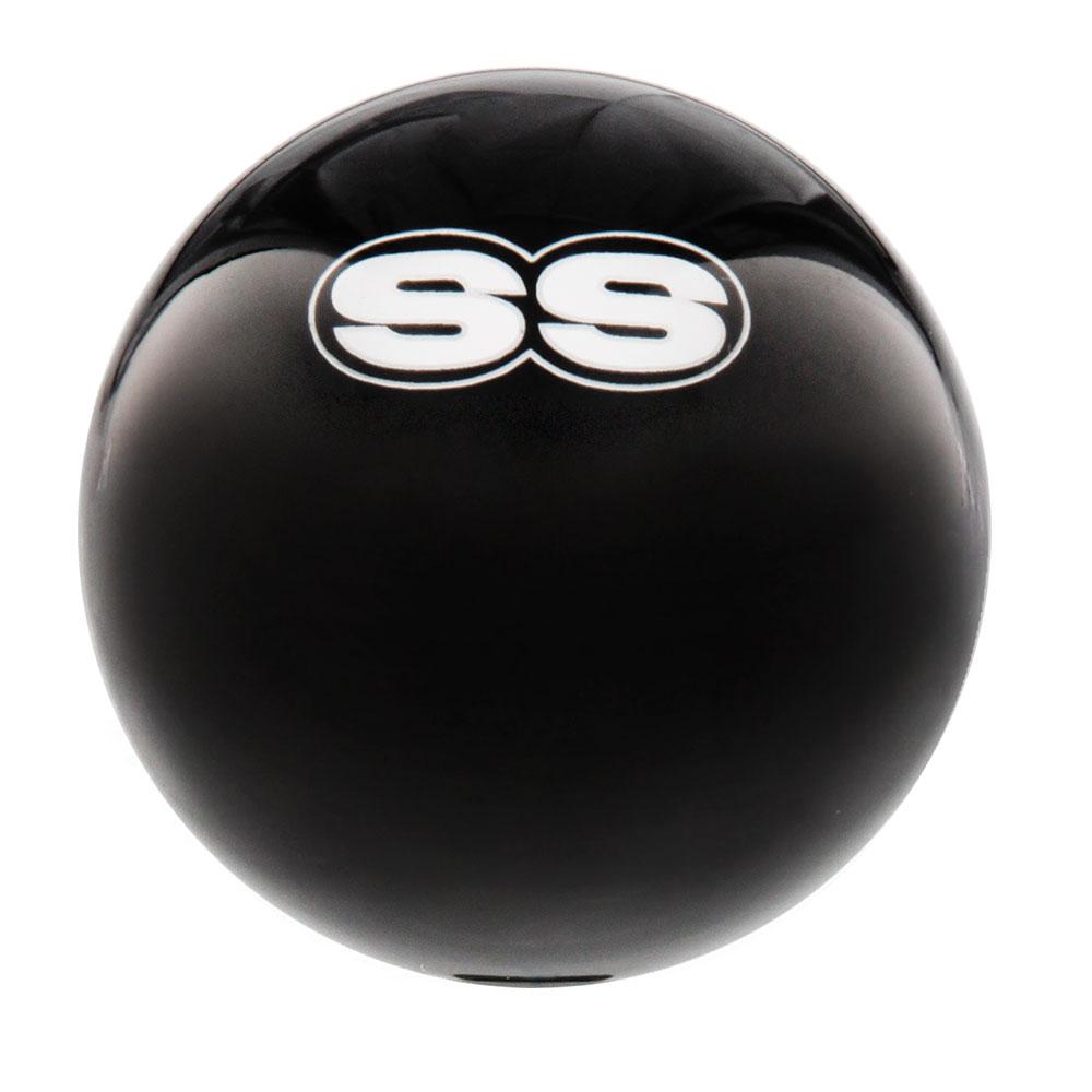 SS Car Emblem Black Round Knob Cane w/ Custom Wood Shaft & Collar Car Themed Canes - Tophatter Daily Deals
