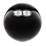 SS Car Emblem Black Round Knob Cane w/ Custom Wood Shaft & Collar Car Themed Canes - Tophatter Daily Deals