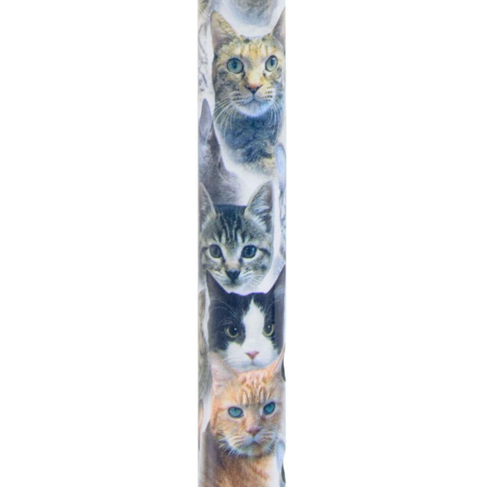 Cat Lovers: Designer Folding Adjustable Cane w/ Wooden Handle Cat Walking Canes - Tophatter Daily Deals