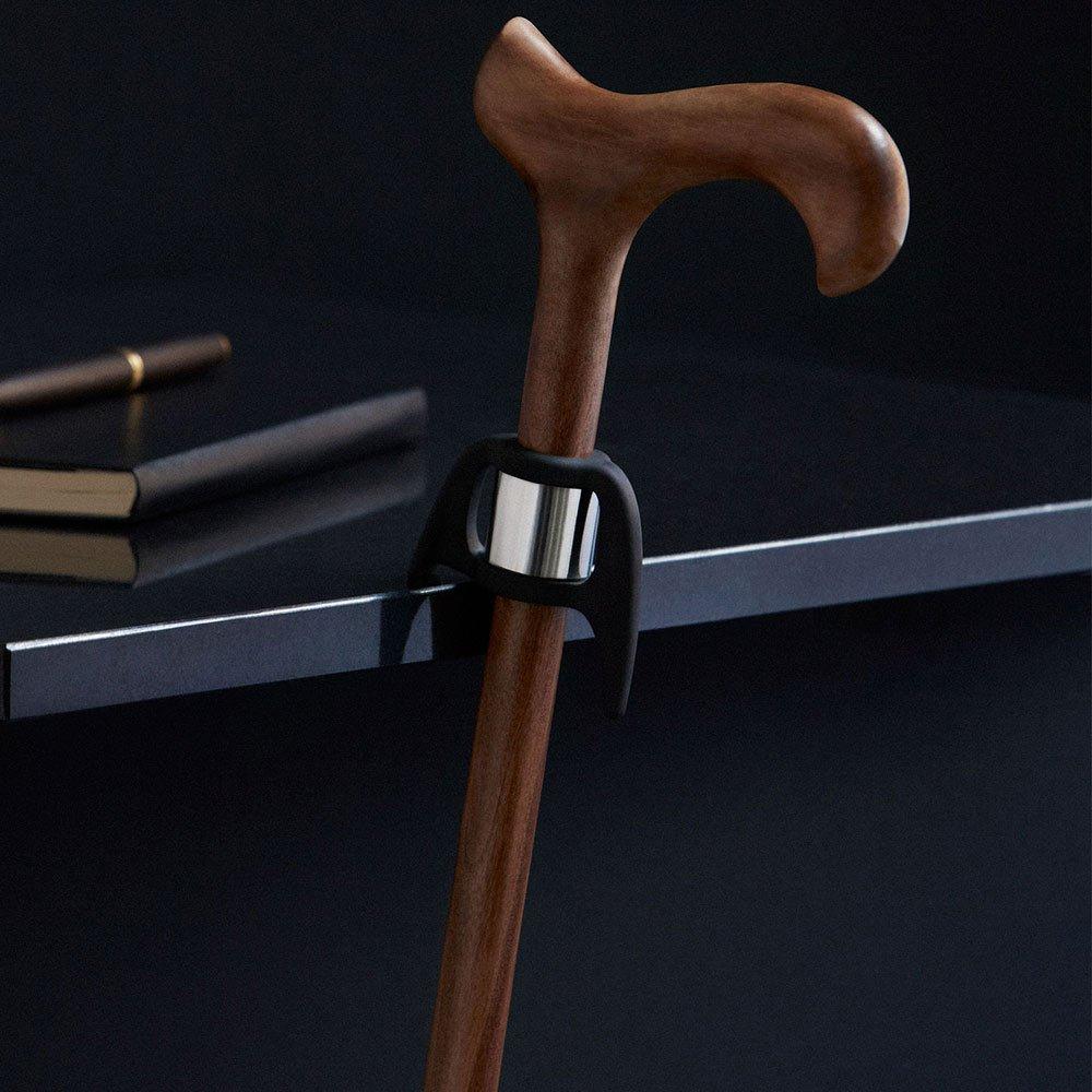 Ultimate Cane Clip Holder - Fits Flat & Curved Surfaces Clip Table Holder - Tophatter Daily Deals