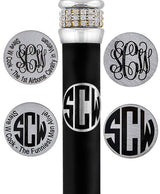 Custom Engrave Your Cane: Stainless Steel Circle Tag Walking Cane Engraving - Tophatter Daily Deals