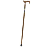 Green & Blue Inlaid Derby: Ovangkol Shaft Colorwood Inlay Derby Classic Walking Canes - Tophatter Daily Deals