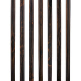 Luxury Derby Cane: Radiant Genuine Ebony Wood, Pewter Gold Collar Derby Classic Walking Canes - Tophatter Daily Deals