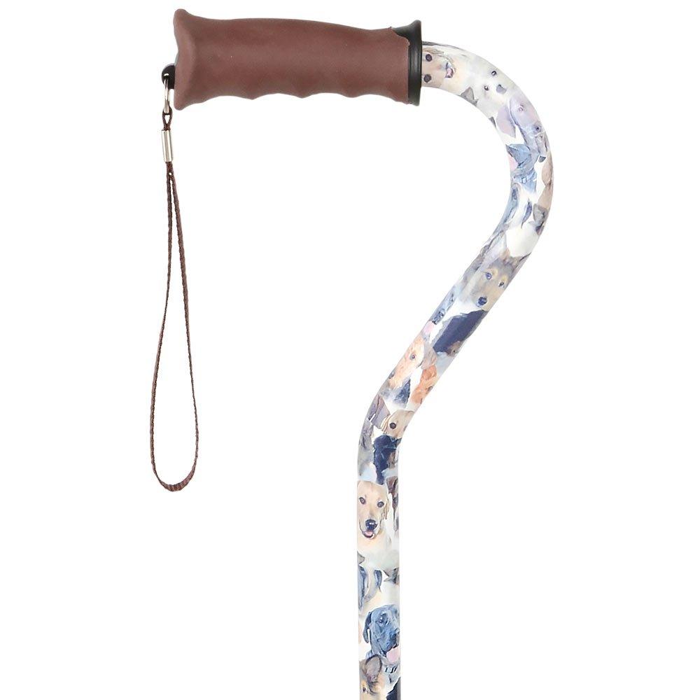 Dog Lovers: Supportive Quad Base Cane - Comfort Grip Dog Walking Canes - Tophatter Daily Deals