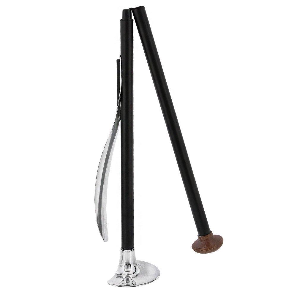 Folding EZ-Standing Shoehorn: Self-Standing, Ideal for Closet Shoe Horns - Tophatter Daily Deals