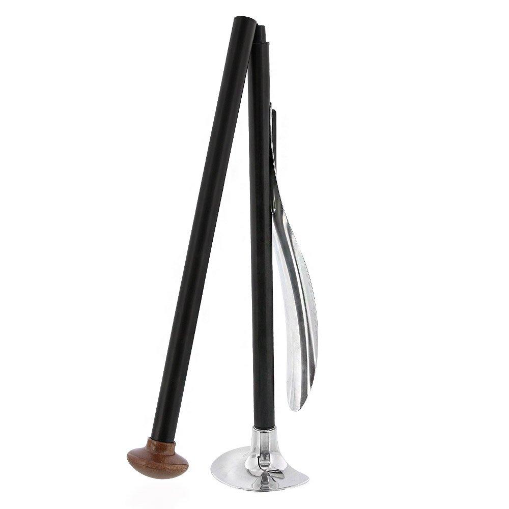 Folding EZ-Standing Shoehorn: Self-Standing, Ideal for Closet Shoe Horns - Tophatter Daily Deals