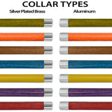 Dolphin Premium Chrome Brass Cane: Stained Custom Color Shaft Fish Walking Canes - Tophatter Daily Deals