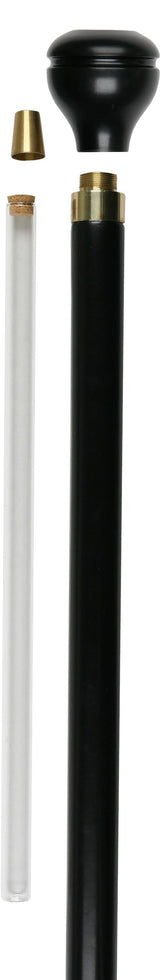 Polish Eagle Emblem Flask Walking Stick: Wood Shaft Hidden Flask Flask Canes - Tophatter Daily Deals