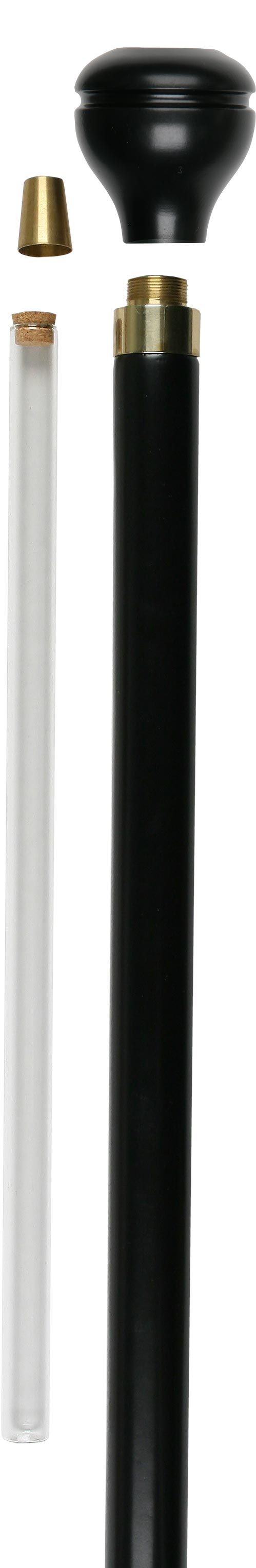 Polish Eagle Emblem Flask Walking Stick: Wood Shaft Hidden Flask Flask Canes - Tophatter Daily Deals