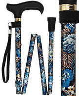 Evening Splendor: Designer Pattern Adjustable Folding Cane Folding Canes - Tophatter Daily Deals