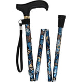Evening Splendor: Designer Pattern Adjustable Folding Cane Folding Canes - Tophatter Daily Deals