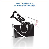Designer Folding Cane: Purple Majesty, Retractable Ice Tip Folding Canes - Tophatter Daily Deals
