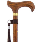 Realistic Wood: Folding Adjustable Cane w/ Wooden Handle Folding Canes - Tophatter Daily Deals