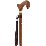 Realistic Wood: Folding Adjustable Cane w/ Wooden Handle Folding Canes - Tophatter Daily Deals