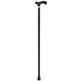 Luxury Genuine Ebony Fritz Handle Cane: Pewter Collar Detail Fritz Handled Canes - Tophatter Daily Deals
