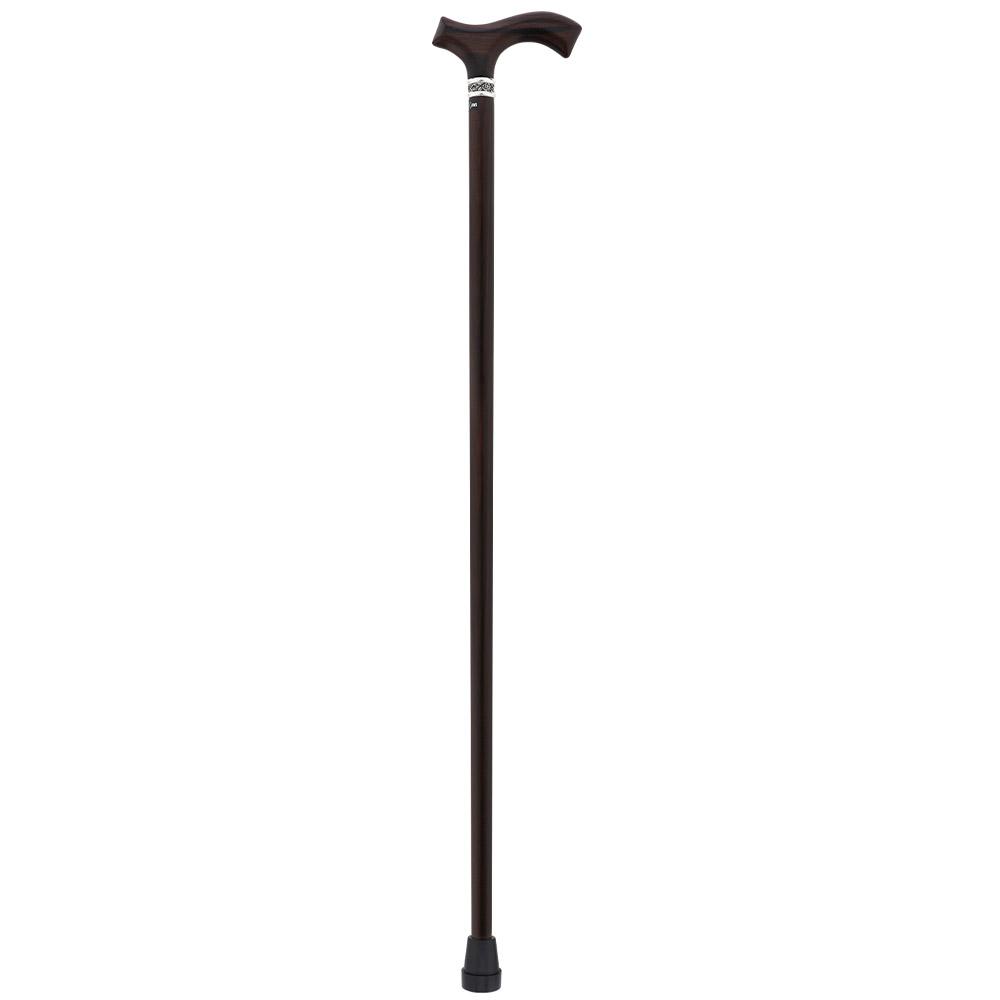 Luxury Genuine Ebony Fritz Handle Cane: Pewter Collar Detail Fritz Handled Canes - Tophatter Daily Deals