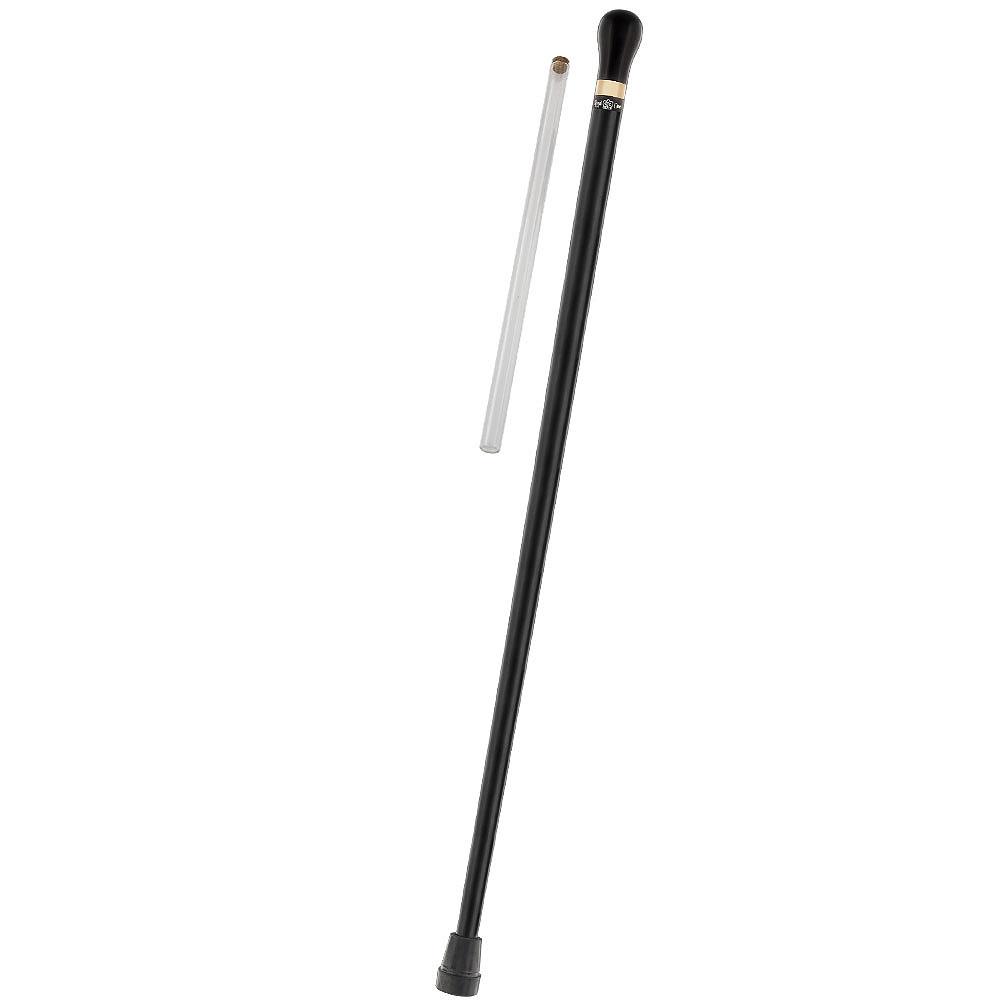 Brandy Flask Smuggler Knob Stick: Beechwood Shaft, Unique Design Gadget Walking Canes - Tophatter Daily Deals