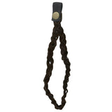 Brown Soft Suede Strap w/ Snap Off Clip Gold Chain - Tophatter Daily Deals