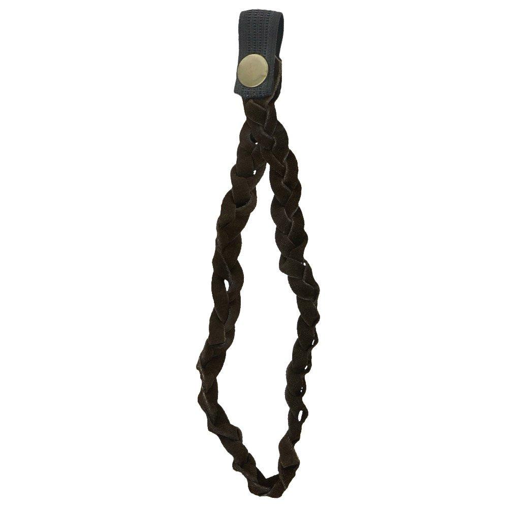 Brown Soft Suede Strap w/ Snap Off Clip Gold Chain - Tophatter Daily Deals