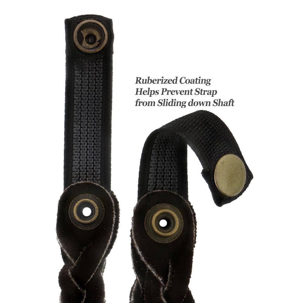 Brown Soft Suede Strap w/ Snap Off Clip Gold Chain - Tophatter Daily Deals