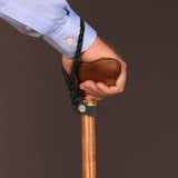 Add a Cane Wrist Strap with Snap - Braided Faux Leather Upsell - Tophatter Daily Deals