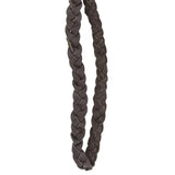 Cane Wrist Strap with Snap - Genuine Brown Braided Leather Gold Chain - Tophatter Daily Deals