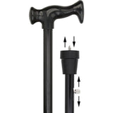 Orthopedic Comfort Handle Cane: Retractable Ice Tip, Adjustable Ice Attachment - Tophatter Daily Deals