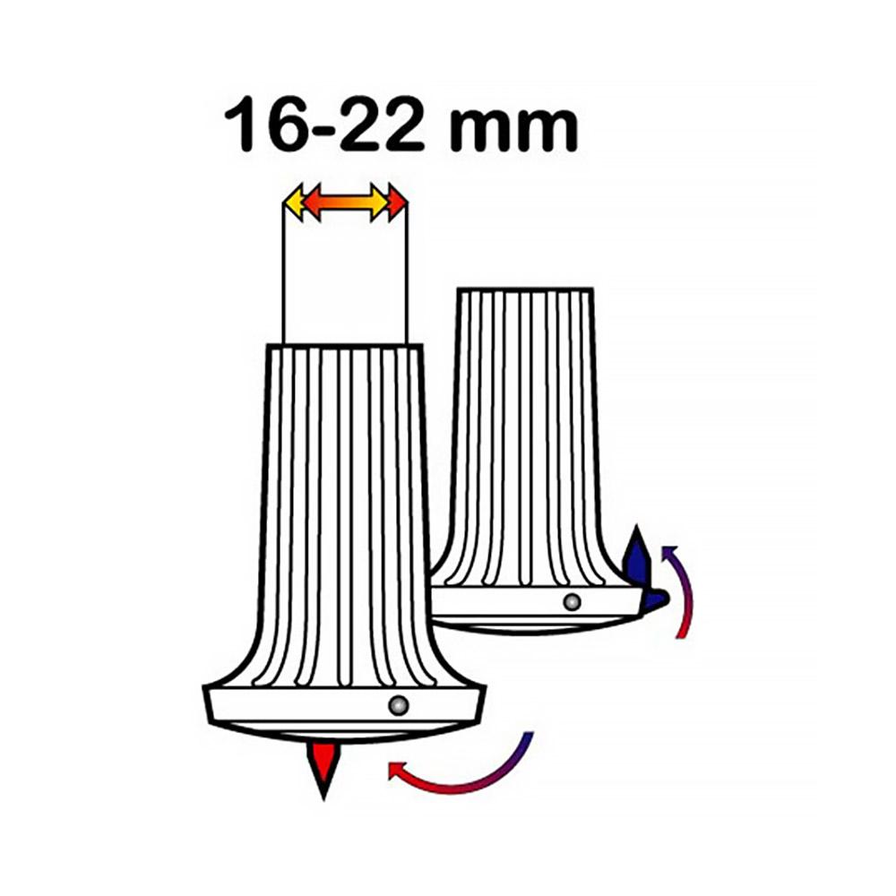 Flip-Up Ice Gripper Cane Tip: Adapts to Ice & Regular Surfaces Ice Attachment - Tophatter Daily Deals
