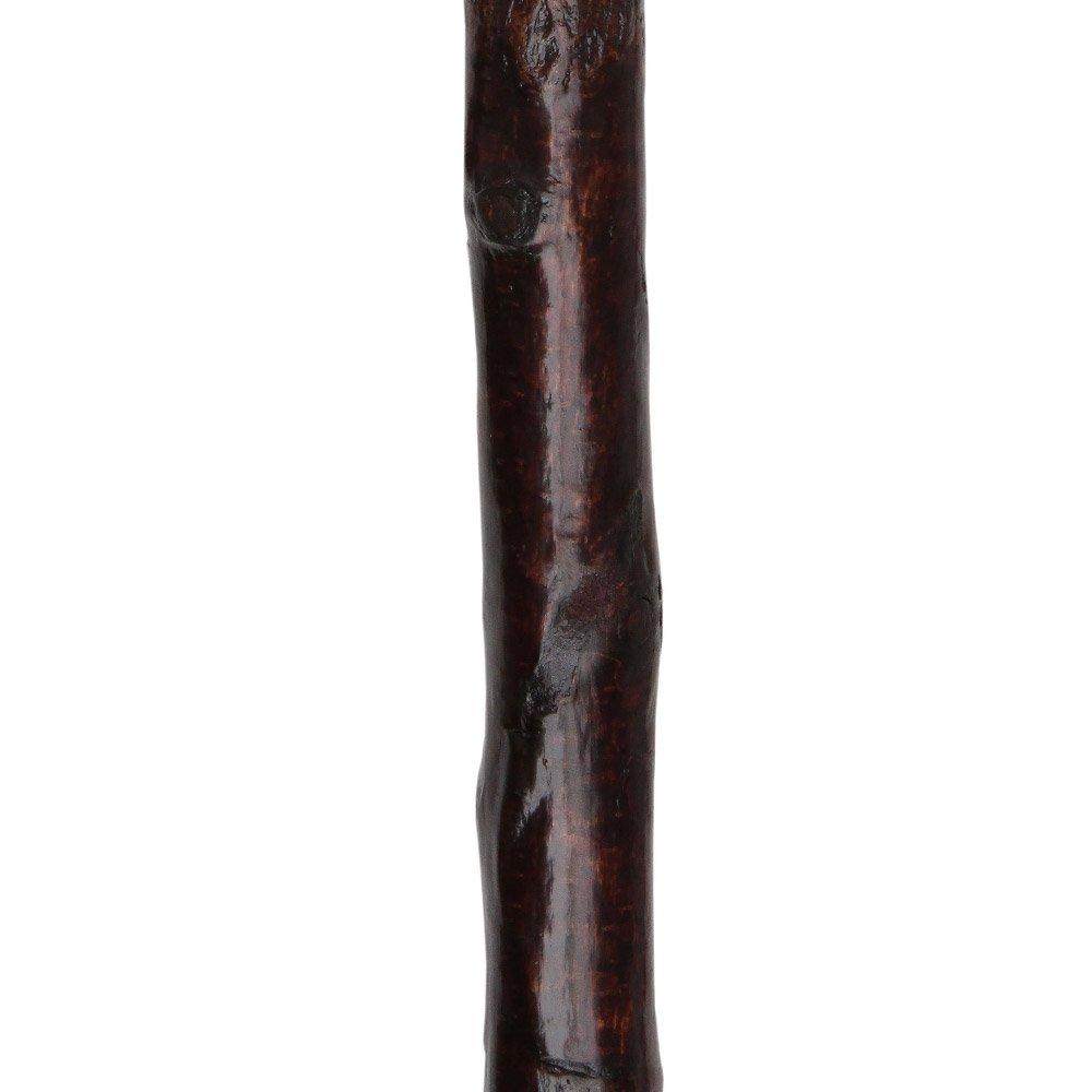 Genuine Blackthorn Wood Derby Walking Cane With Green Beech wood Handle and Shamrock Irish Blackthorn Canes - Tophatter Daily Deals