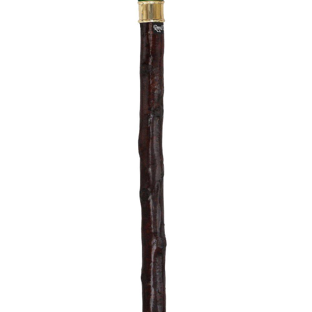 Genuine Blackthorn Wood Derby Walking Cane With Green Beech wood Handle and Shamrock Irish Blackthorn Canes - Tophatter Daily Deals