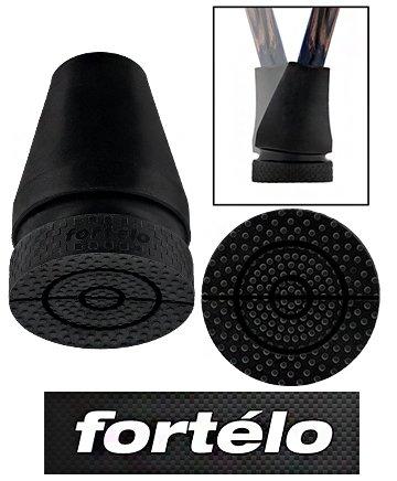 Non-Marking XL Pivoting Rubber Tip for Cane/Crutch - 18mm Large Cane Tips - Tophatter Daily Deals
