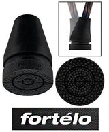 Non-Marking XL Pivoting Rubber Tip for Cane/Crutch - 18mm Large Cane Tips - Tophatter Daily Deals