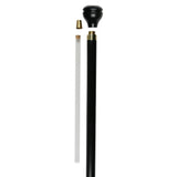 Air Force Coat of Arms Flask Stick: Wood Shaft Hidden Flask Military Walking Canes - Tophatter Daily Deals