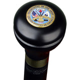 Army War Office Seal Flask Stick: Beechwood Shaft, Hidden Flask Military Walking Canes - Tophatter Daily Deals