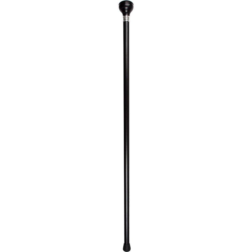 Army War Office Seal Knob Stick: Large Knob, Pewter Collar Military Walking Canes - Tophatter Daily Deals