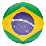 Brazil Flag Emblem Flask Walking Stick: Wood Shaft Hidden Flask Military Walking Canes - Tophatter Daily Deals
