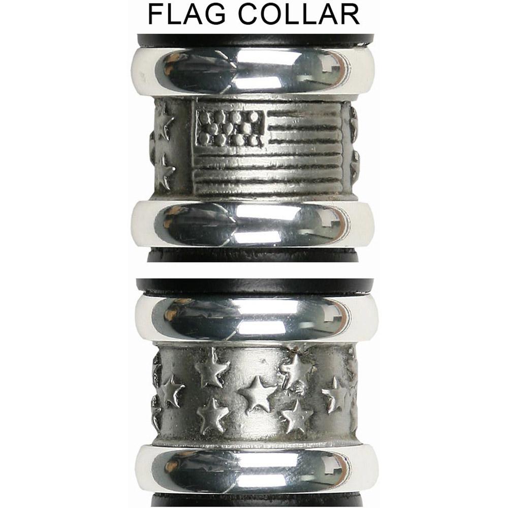 British Flag Emblem Knob Stick: Large Knob, Pewter Collar Military Walking Canes - Tophatter Daily Deals