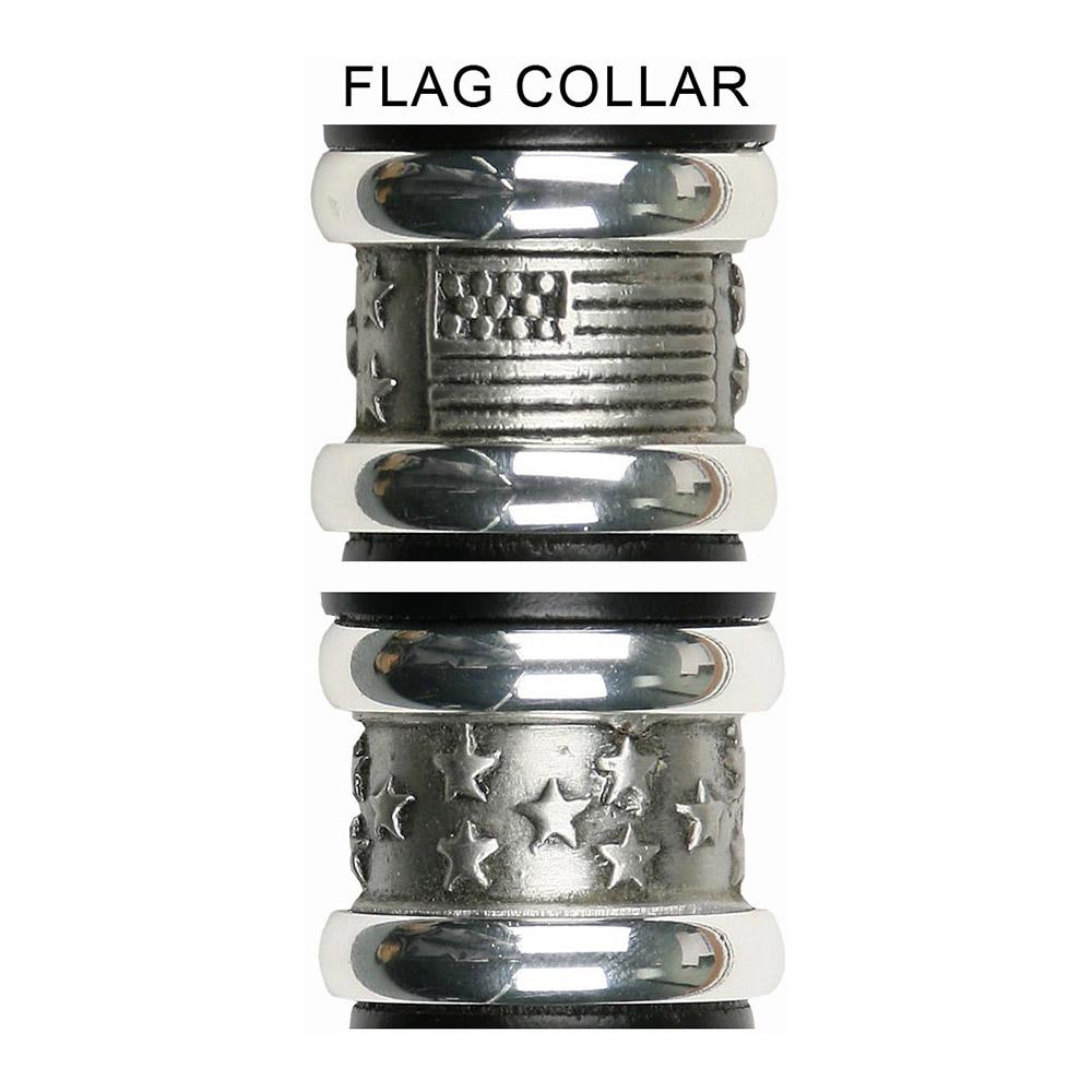 Canadian Flag Flat Top Stick: Beechwood Shaft Pewter Military Walking Canes - Tophatter Daily Deals