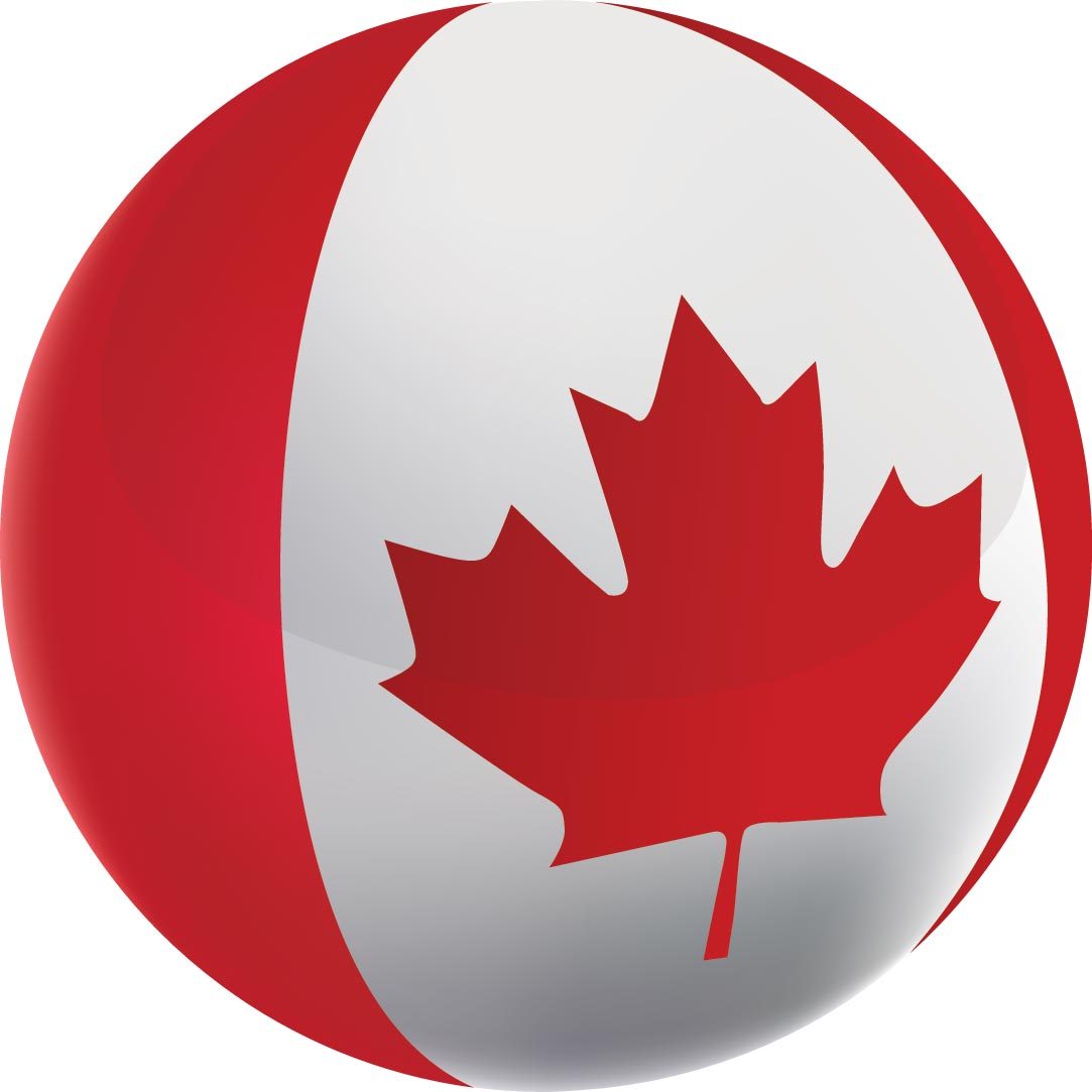 Canadian Flag Emblem Knob Stick: Large Knob, Pewter Collar Military Walking Canes - Tophatter Daily Deals