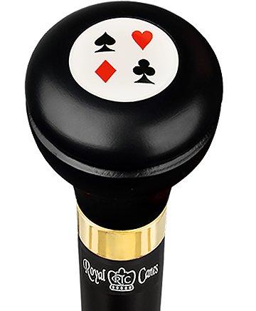 Cards Casino Emblem Flask Walking Stick: Wood Shaft Hidden Flask Military Walking Canes - Tophatter Daily Deals