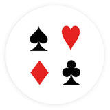 Cards Casino Knob Stick: Large Knob, Pewter Collar Military Walking Canes - Tophatter Daily Deals