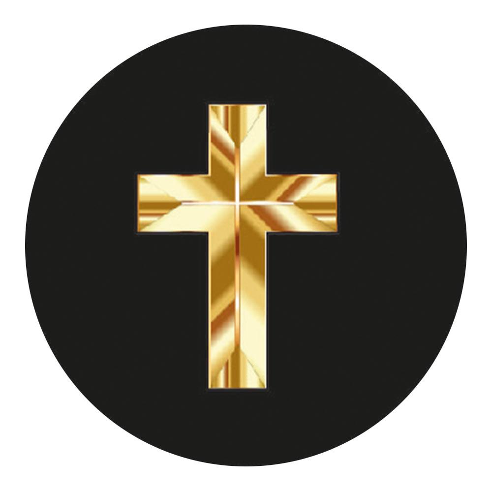 Christian Cross Symbol Flask Walking Stick w/ Black Beechwood Shaft & Pewter Collar Military Walking Canes - Tophatter Daily Deals