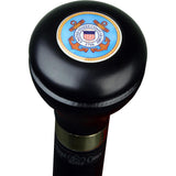 Coast Guard Flask Walking Stick: Wood Shaft Hidden Flask Military Walking Canes - Tophatter Daily Deals