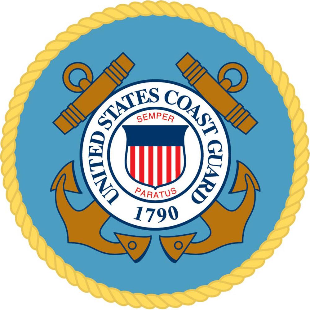 Coast Guard Knob Stick: Large Knob, Pewter Collar Military Walking Canes - Tophatter Daily Deals