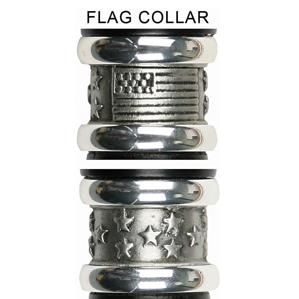 Marijuana Leaf Knob Walking Stick w/ Black Beechwood Shaft & Pewter Collar Military Walking Canes - Tophatter Daily Deals
