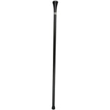Number One Dad Flat Top Walking Stick w/ Black Beechwood Shaft & Pewter Collar Military Walking Canes - Tophatter Daily Deals